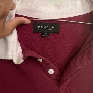 Burgundy/Green Winter Shirt